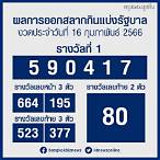 หวยออกอะไร16/8/64
